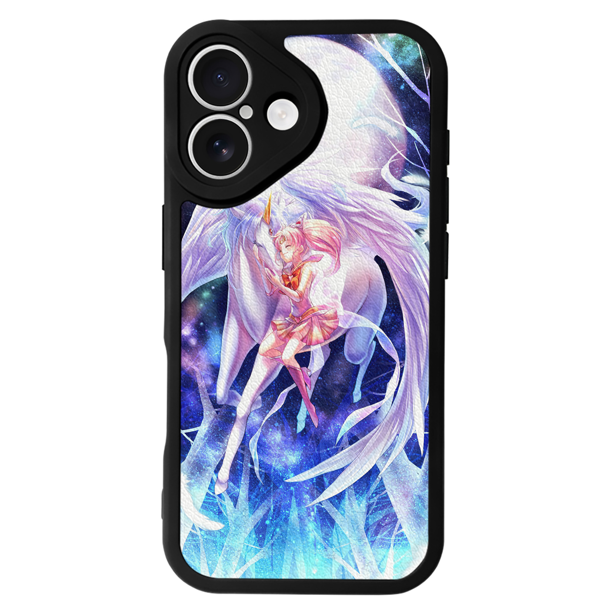 （画像用） 美少女戦士セーラームーン Sailor Moon 【iPhone 16シリーズ対応】シリコンスマホケース（レザー調） 材質：シリコン